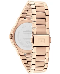 Tommy Hilfiger Women's Quartz Carnation Gold-Tone Stainless Steel Watch 36mm