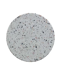 Tov Furniture 1 Pc. Faux Terrazzo Indoor, Outdoor Round Side Table