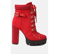Birch Block Heeled Ankle Boots Women