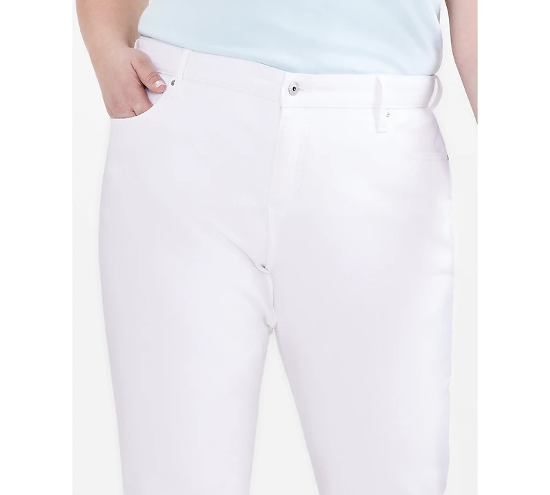 Style & Co Plus Mid-Rise Curvy Capri Jeans, Exclusively at Macy's