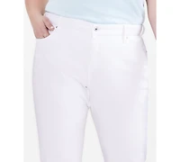 Style & Co Plus Mid-Rise Curvy Capri Jeans, Exclusively at Macy's