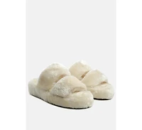 Smoothie Fur Slip-On Flats