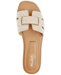 Aldo Women's Elenaa Studded Flat Slide Sandals