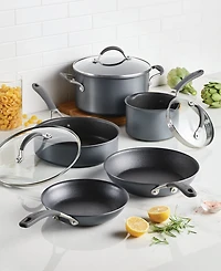 Circulon A1 Series ScratchDefense Aluminum Nonstick 8 Piece Pots and Pans Cookware Set