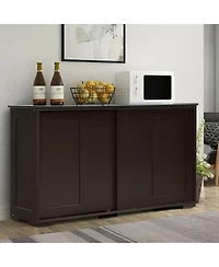 Modern Practical Wooden Kitchen Lockers with Large Storage Space