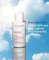 Clarins Uv Plus Anti-Pollution Antioxidant Face Sunscreen Spf 50, 1.7 oz.