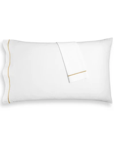 Hotel Collection Italian Percale 100% Cotton Pillowcase Pair, King, Exclusively at Macy's