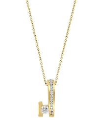 Effy Diamond Abstract Form 18" Pendant Necklace (1/2 ct. t.w.) in 14k Gold