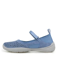 Jbu Women's Dandelion Hook and Loop Closure Sporty Flat Shoe