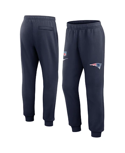Men's Nike Navy New England Patriots 2023 Sideline Club Jogger Pants