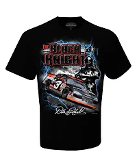 Men's Checkered Flag Sports Black Dale Earnhardt Knight T-shirt