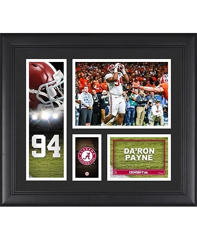 Da'Ron Payne Alabama Crimson Tide Framed 15" x 17" Player Collage