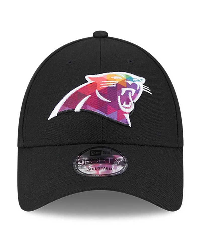 Men's New Era Black Carolina Panthers 2023 Nfl Crucial Catch 9FORTY Adjustable Hat
