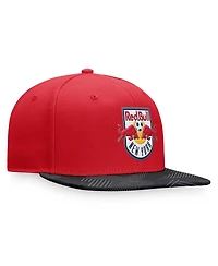 Men's Fanatics Red New York Red Bulls Iconic Defender Snapback Hat