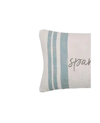 Morgan Sparkle Woven Christmas Throw Pillow, 14" x 22"