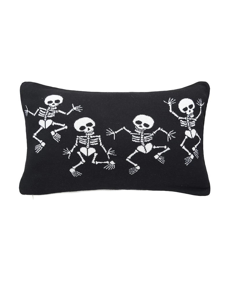 16" x 24" Skeleton Halloween Throw Pillow