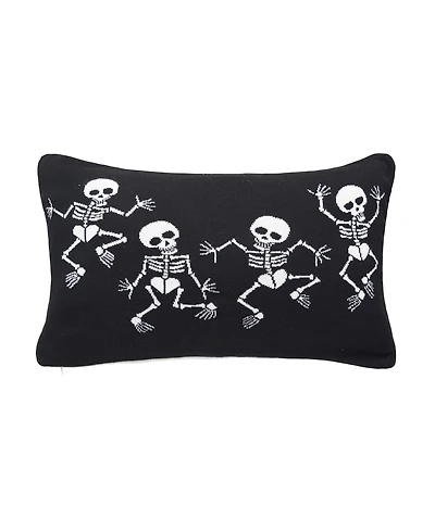 16" x 24" Skeleton Halloween Throw Pillow