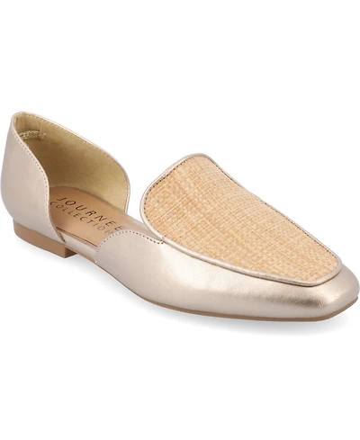 Journee Collection Women's Kennza Cut Out Slip On Loafers