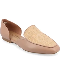 Journee Collection Women's Kennza Cut Out Slip On Loafers