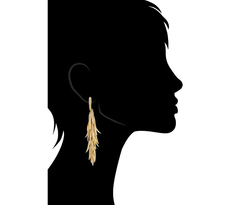 Satin Chili Statement Earrings