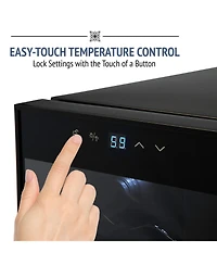 Ivation -Bottle Freestanding Thermoelectric Wine Cooler