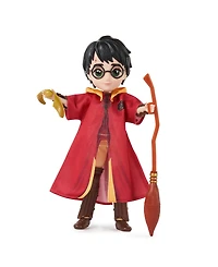 Harry Potter, 8" Harry Potter Quidditch Doll Gift Set with Robe and 9 Doll Accessories, 11 Pieces