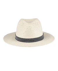 Levi's Men's Straw Panama Hat with Denim Washed Band