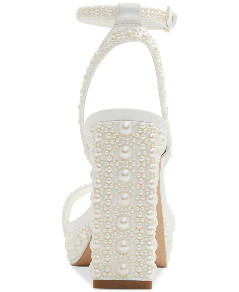 Aldo Women's Lulu Pearl Two-Piece Platform Dress Sandals