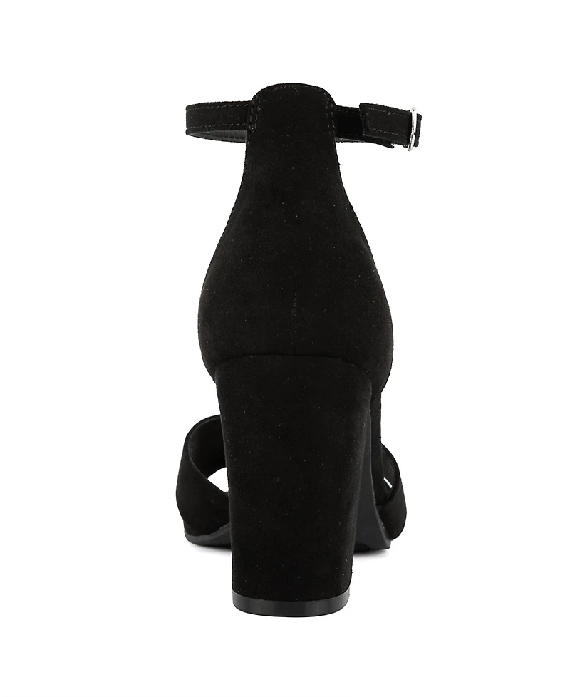 Sugar Women's Machellie Block Heel Dress Sandals