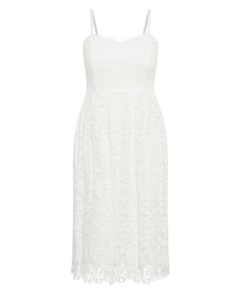 City Chic Women's Scarlet Lace Dress