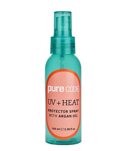 Purecode Uv + Heat Protector Spray With Argan Oil, 3.38 oz.
