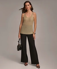 Donna Karan Women's Metallic-Knit Tank Top