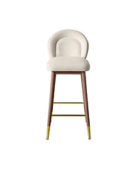 Tov Furniture 1 Pc. Velvet Barstool