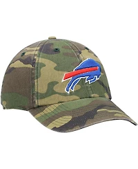Men's '47 Brand Camo Buffalo Bills Woodland Clean Up Adjustable Hat