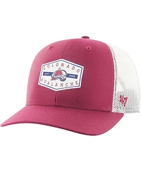 Men's '47 Brand Burgundy Colorado Avalanche Convoy Trucker Adjustable Hat