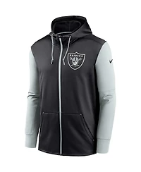 Men's Nike Black Las Vegas Raiders Performance Full-Zip Hoodie