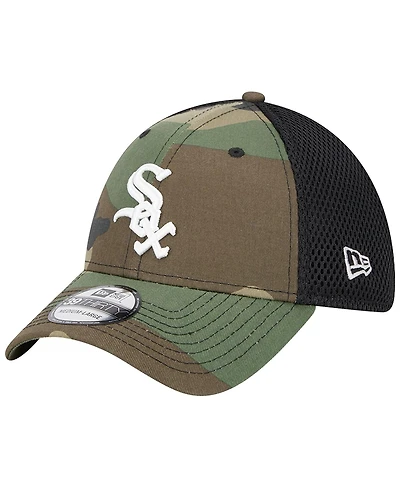 Men's New Era Camo Chicago White Sox Team Neo 39THIRTY Flex Hat