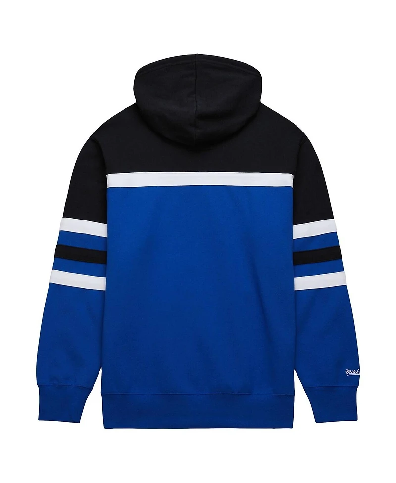 Men's Mitchell & Ness Blue, Black Orlando Magic Head Coach Pullover Hoodie
