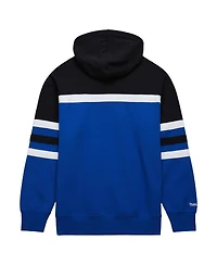 Men's Mitchell & Ness Blue, Black Orlando Magic Head Coach Pullover Hoodie