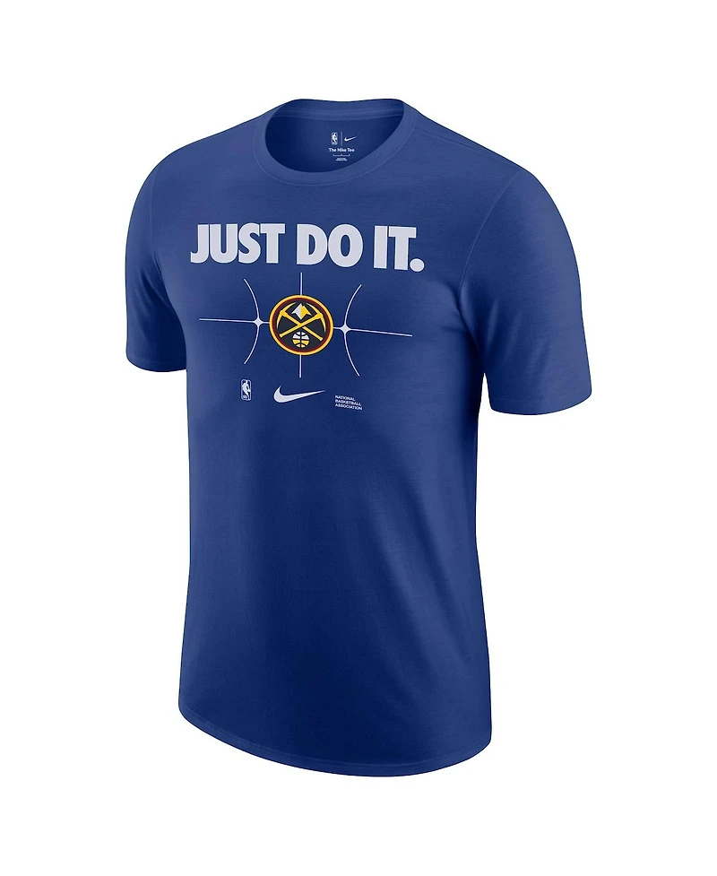 Men's Nike Navy Denver Nuggets Just Do It T-shirt