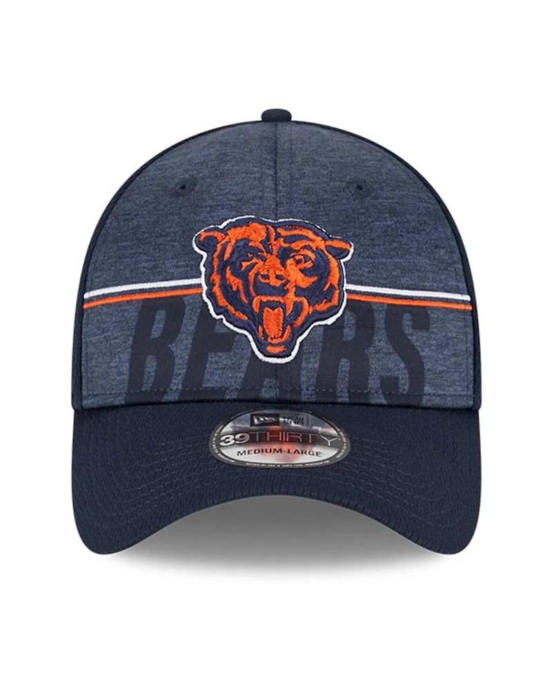 Men's New Era Navy Chicago Bears 2023 Nfl Training Camp Alternate Logo 39THIRTY Flex Fit Hat