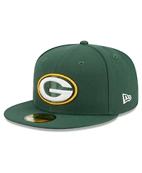Men's New Era Green Bay Packers Main Patch 59FIFTY Fitted Hat