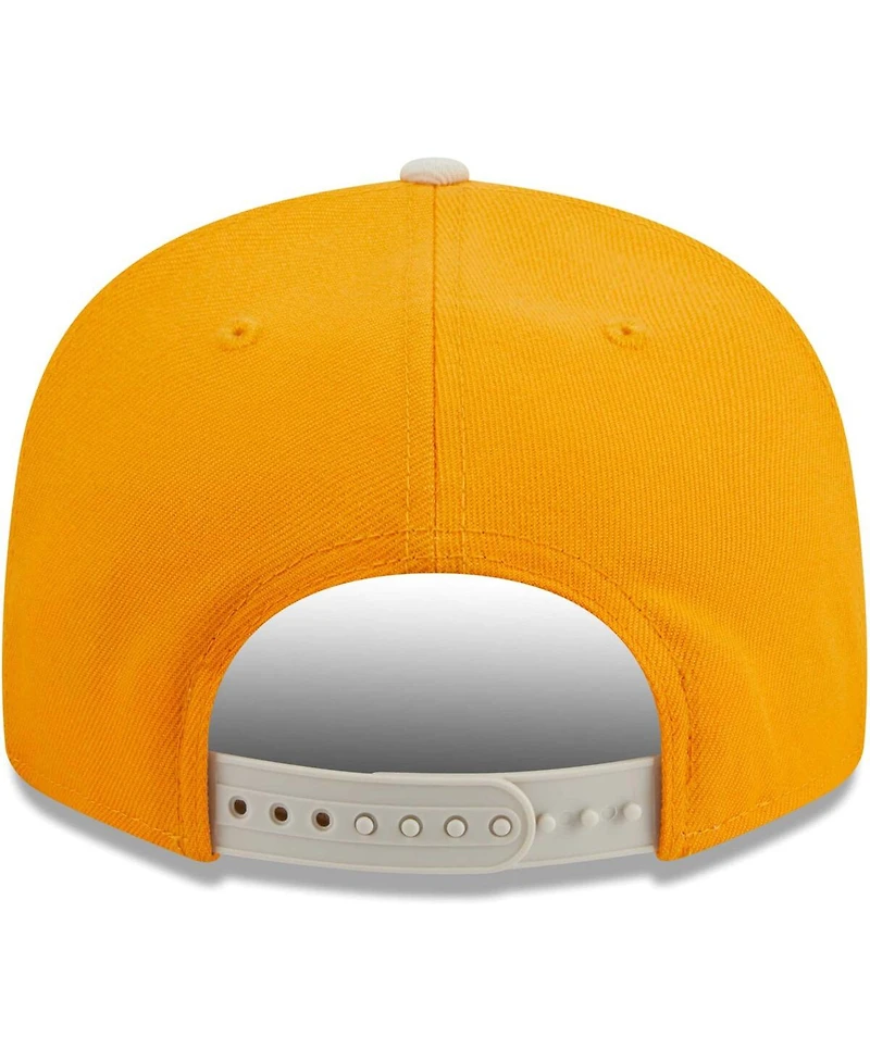Men's New Era Gold Chicago Cubs Tiramisu 9FIFTY Snapback Hat