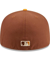 Men's New Era Brown Atlanta Braves Tiramisu 59FIFTY Fitted Hat