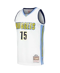 Men's Mitchell & Ness Nikola Jokic White Denver Nuggets 2016/17 Throwback Swingman Jersey