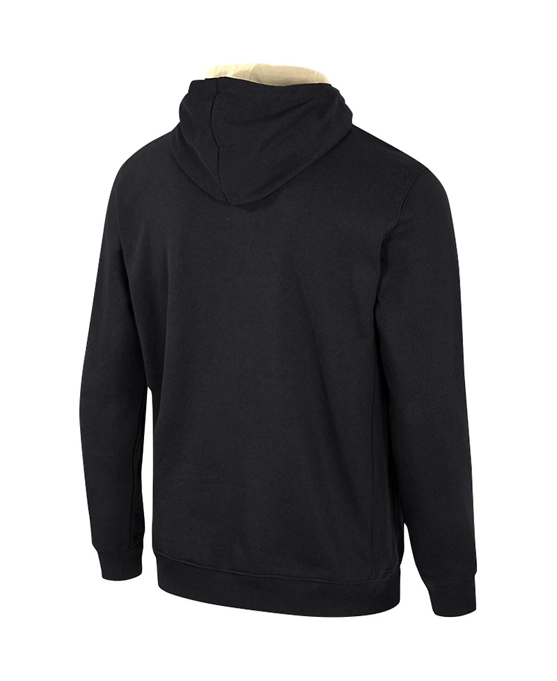 Men's Colosseum Black Ucf Knights Team Half-Zip Pullover Hoodie