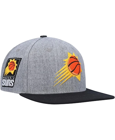 Men's Pro Standard Gray, Black Phoenix Suns Classic Logo Two-Tone Snapback Hat