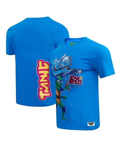 Men's and Women's Freeze Max Blue Teenage Mutant Ninja Turtles Leo Defender Graphic T-shirt