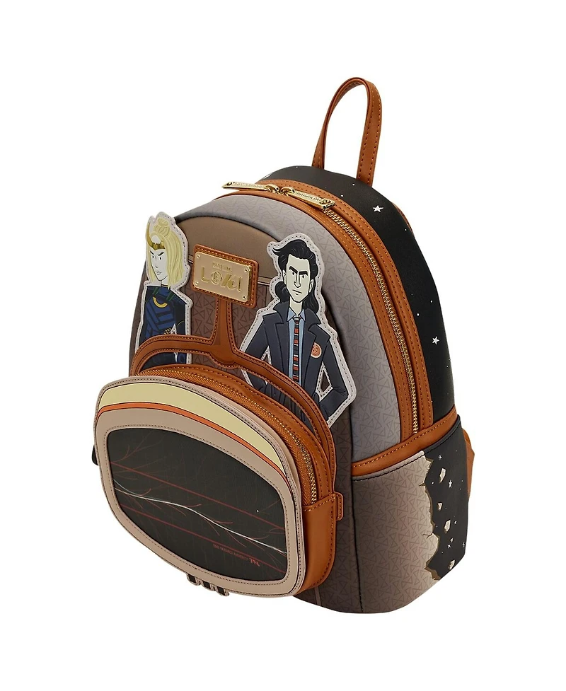 Men's and Women's Loungefly Loki Tva Multiverse Lenticular Mini Backpack