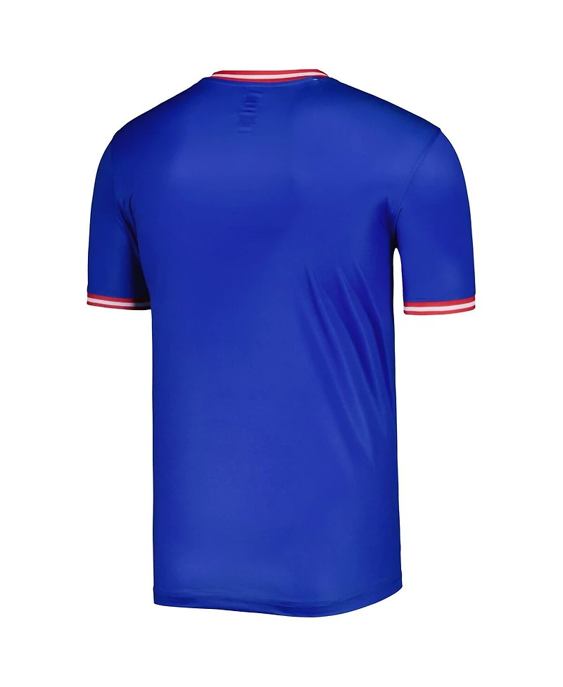 Men's Stitches Royal Atlanta Braves Cooperstown Collection Team Jersey